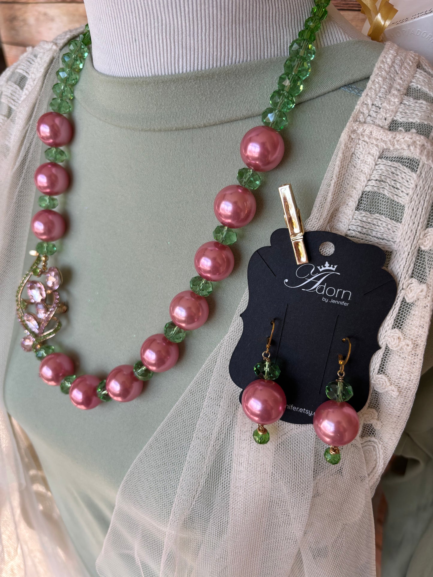 Fleur de Pink Necklace