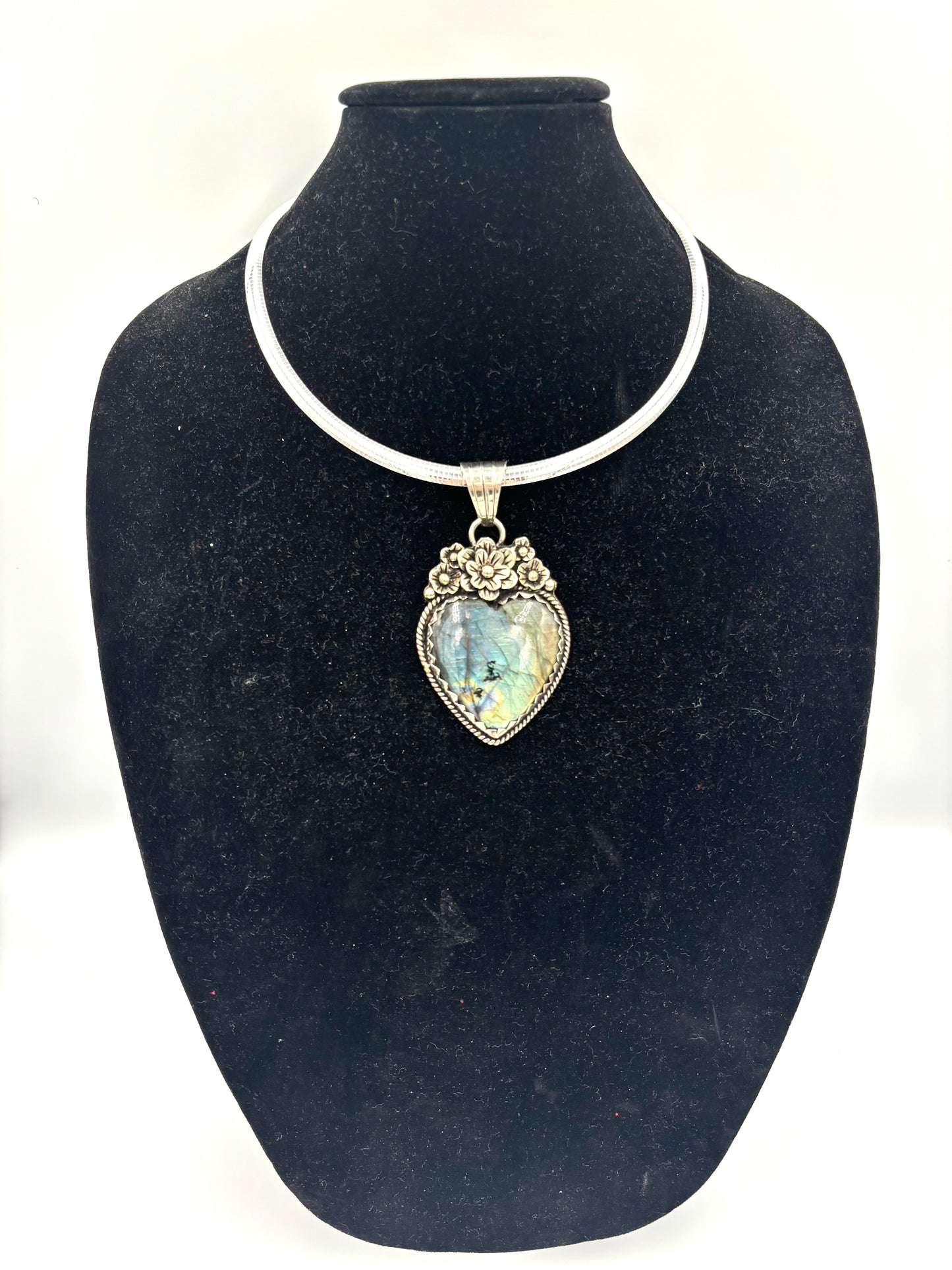 Sterling Silver Omega Necklace