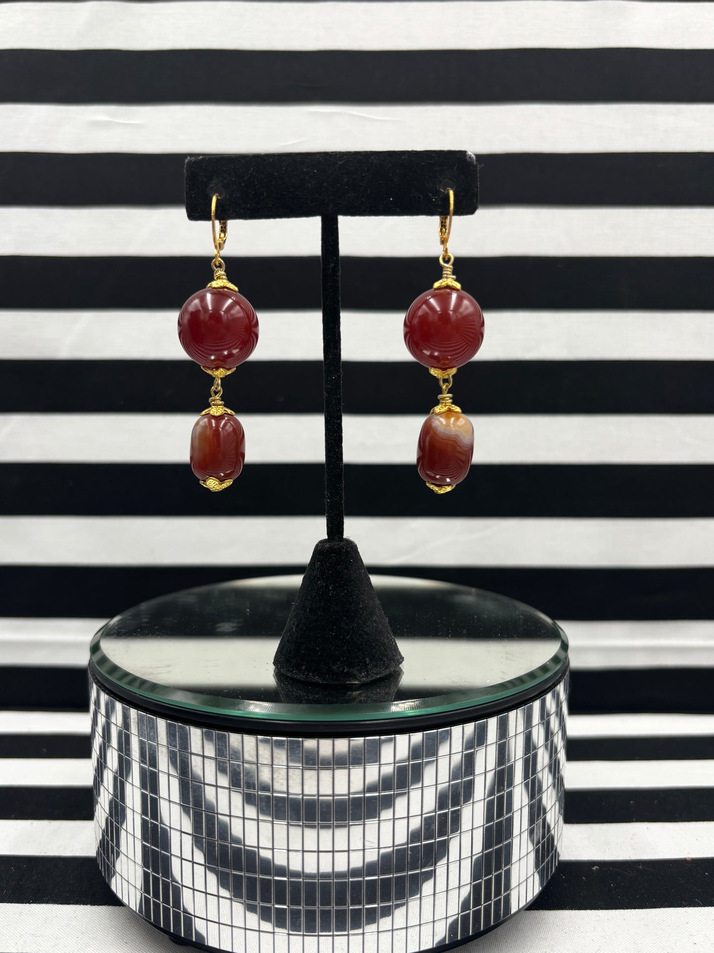 Seal of Carnelian Earrings
