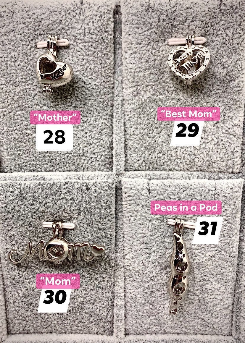 Pearl Mom Charm Cage & Necklace