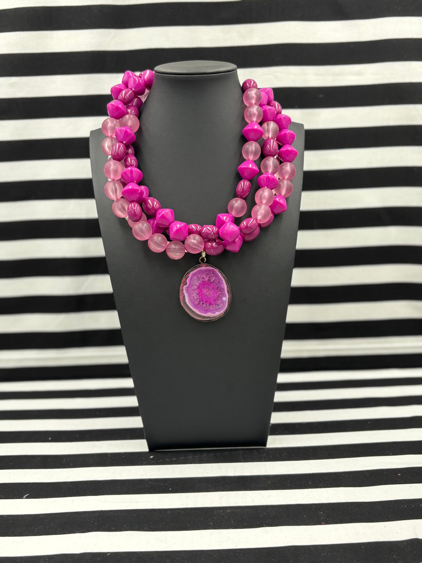 Magenta Eye Pendant