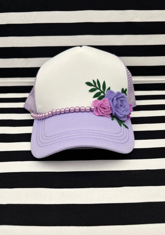 Violet Bouquet Trucker Hat