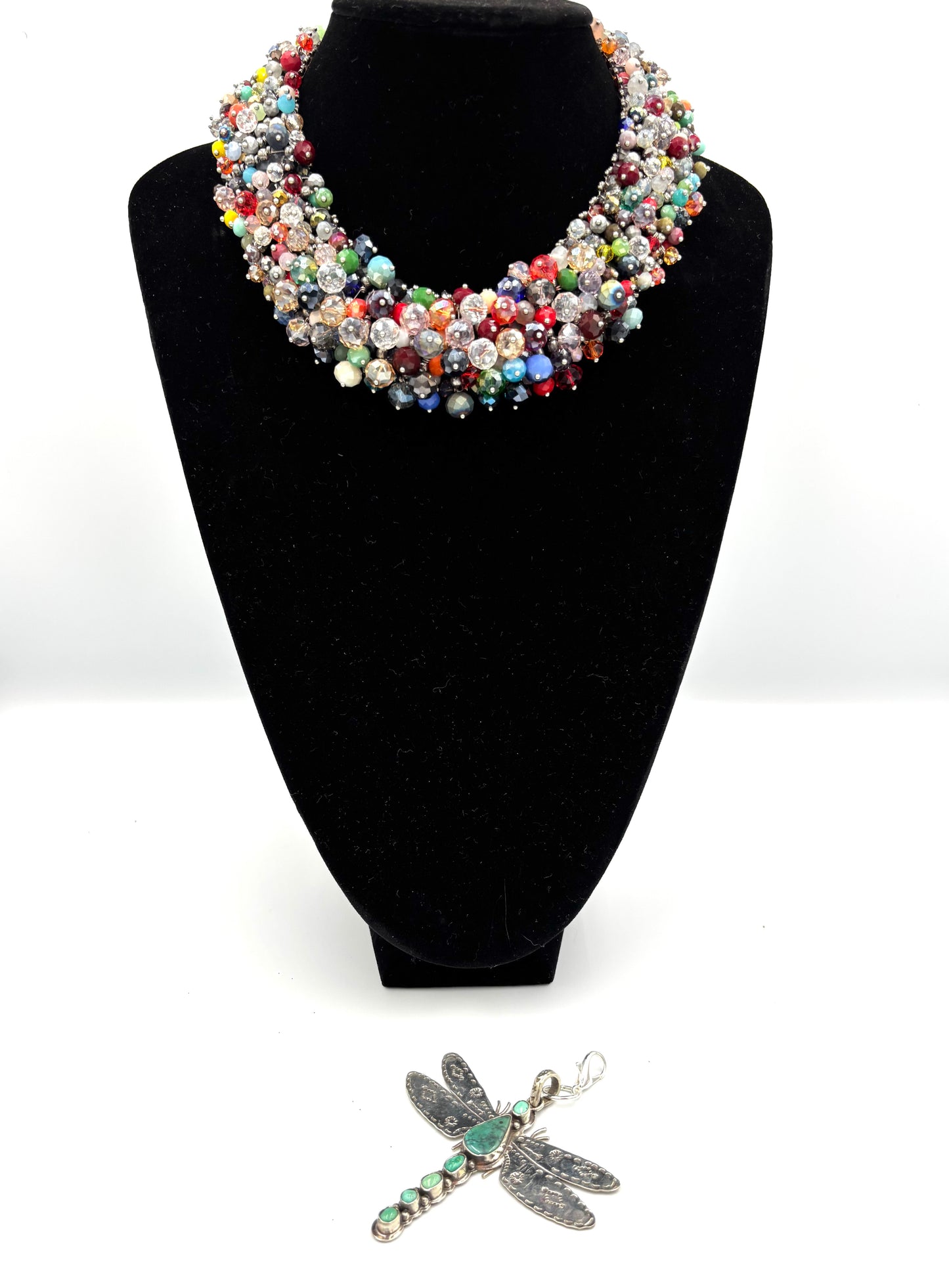 Dragonfly Your Fears Away Statement Necklace