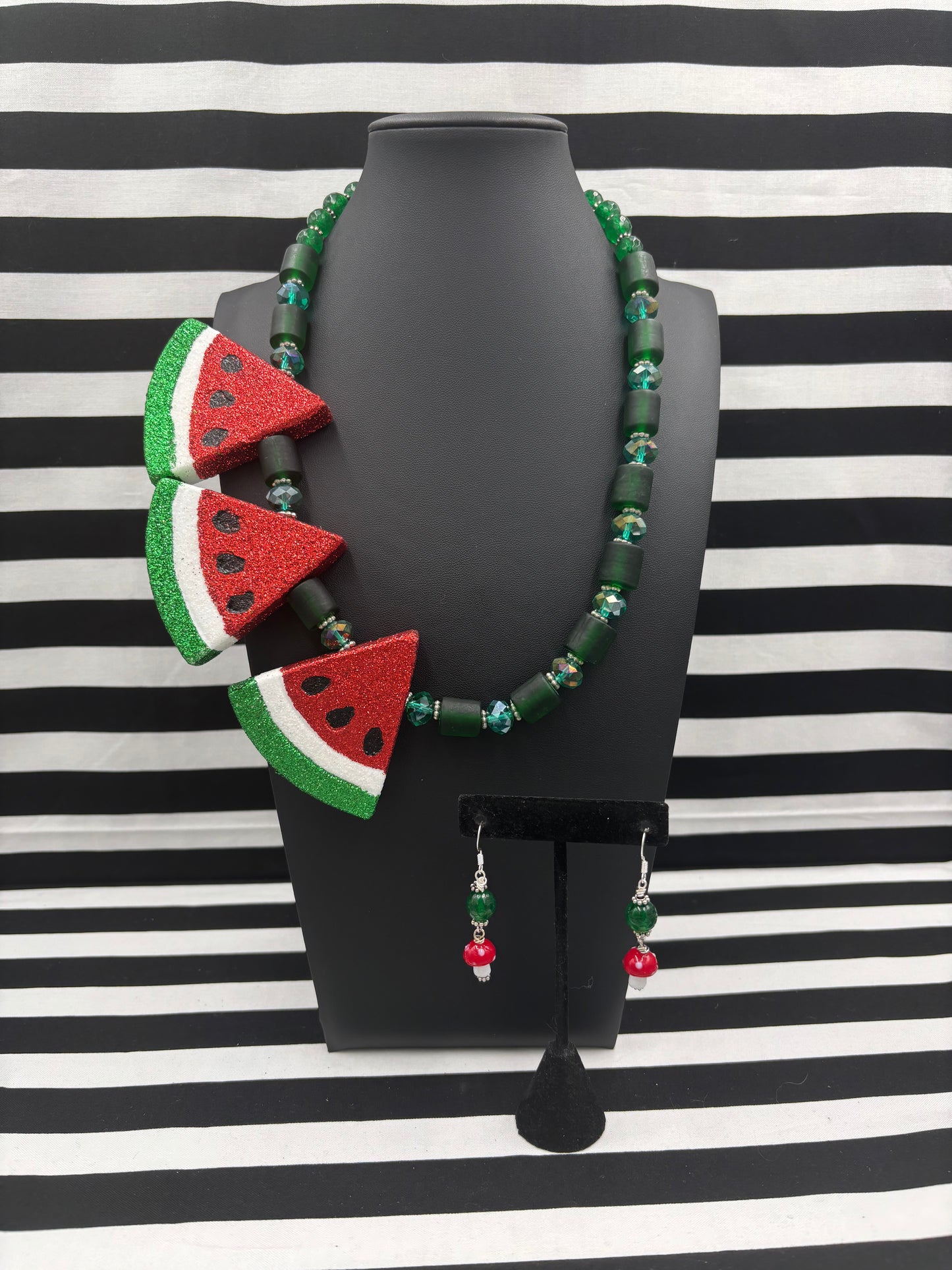 Slices Watermelon Necklace
