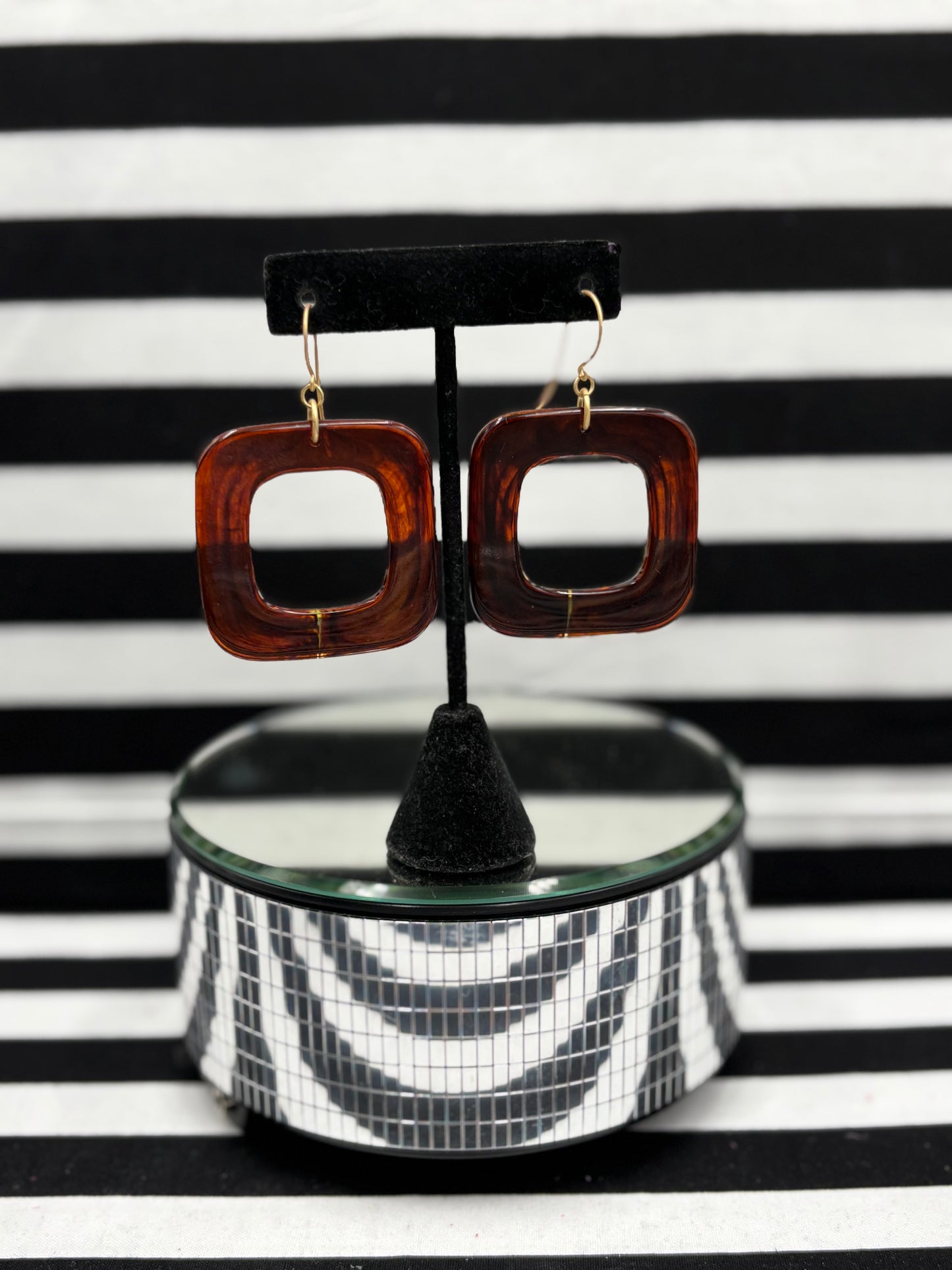 Tortoise Earrings
