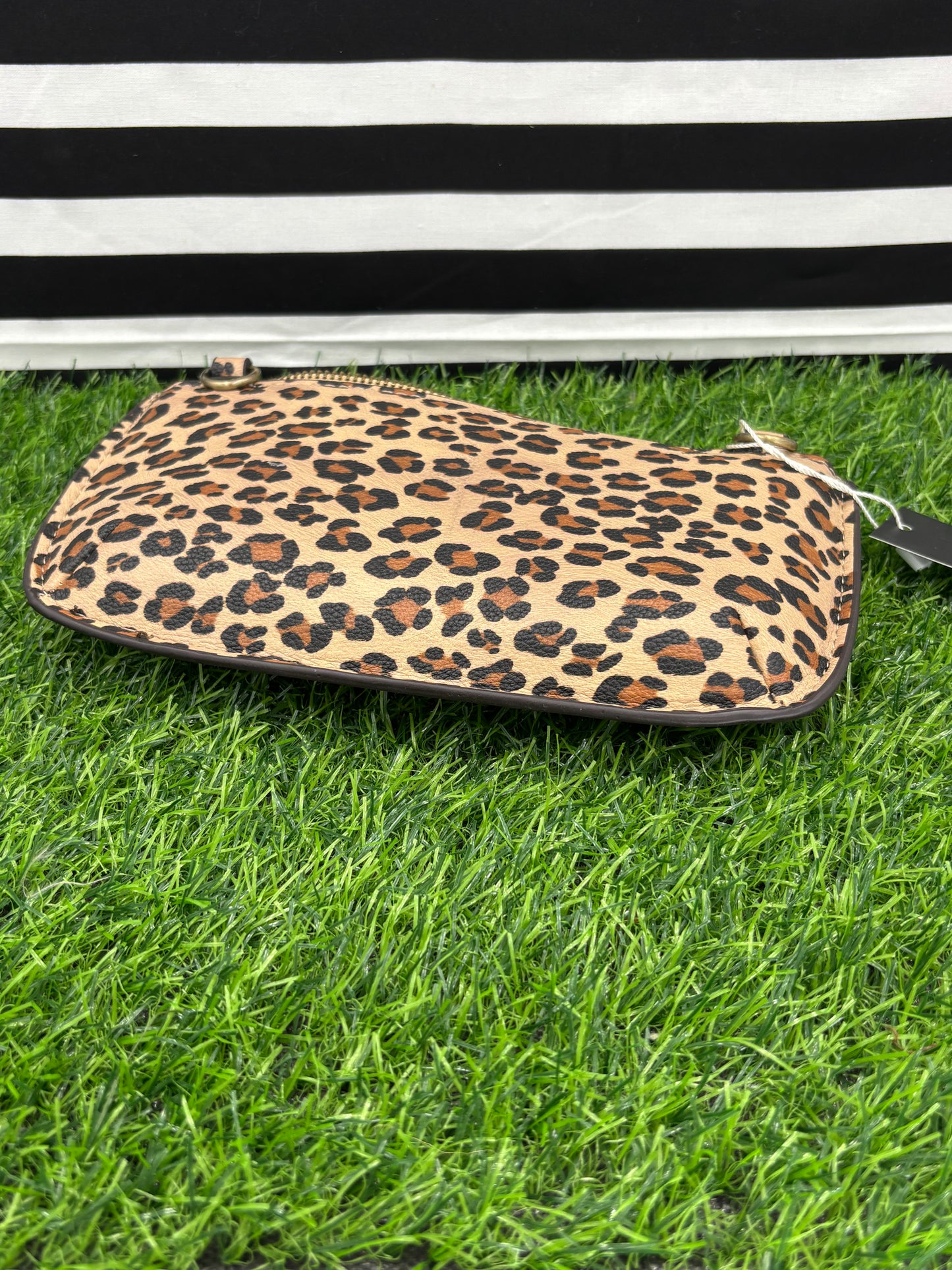 Joy Susan Mini Crossbody Clutch Wristlet Wallet Cheetah