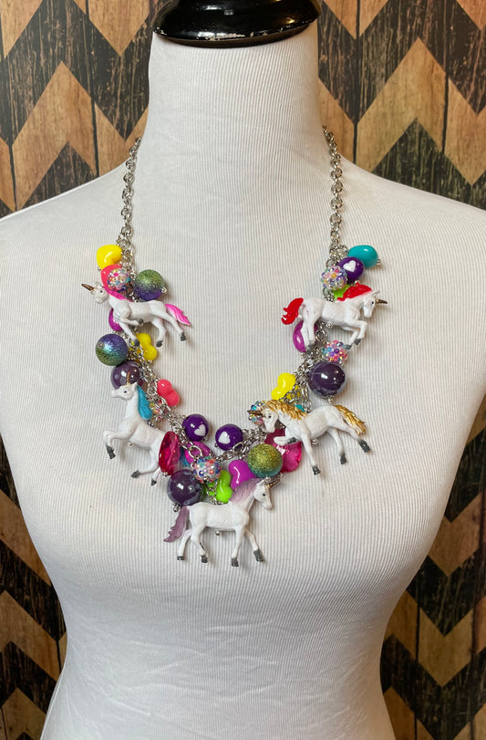 Unicorn Time Necklace
