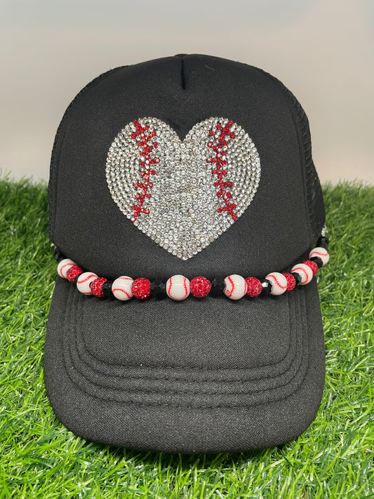 Trucker Hat Baseball & Baseball Hat Band