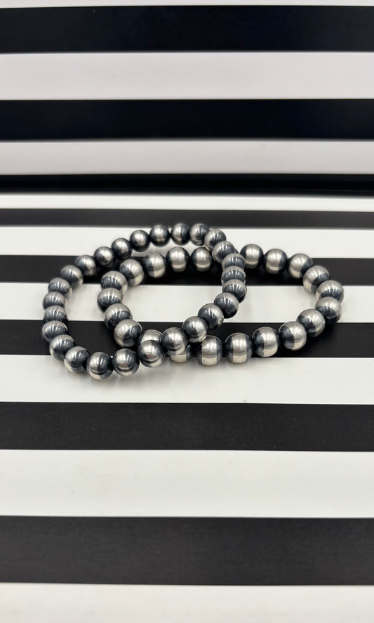 Navajo Pearl Stretch Bracelet