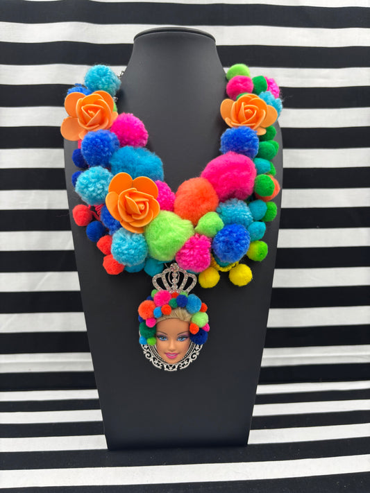 Cinco de Mayo Face Necklace