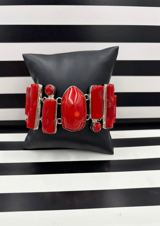 Follow the Coral Brick Road Bracelet