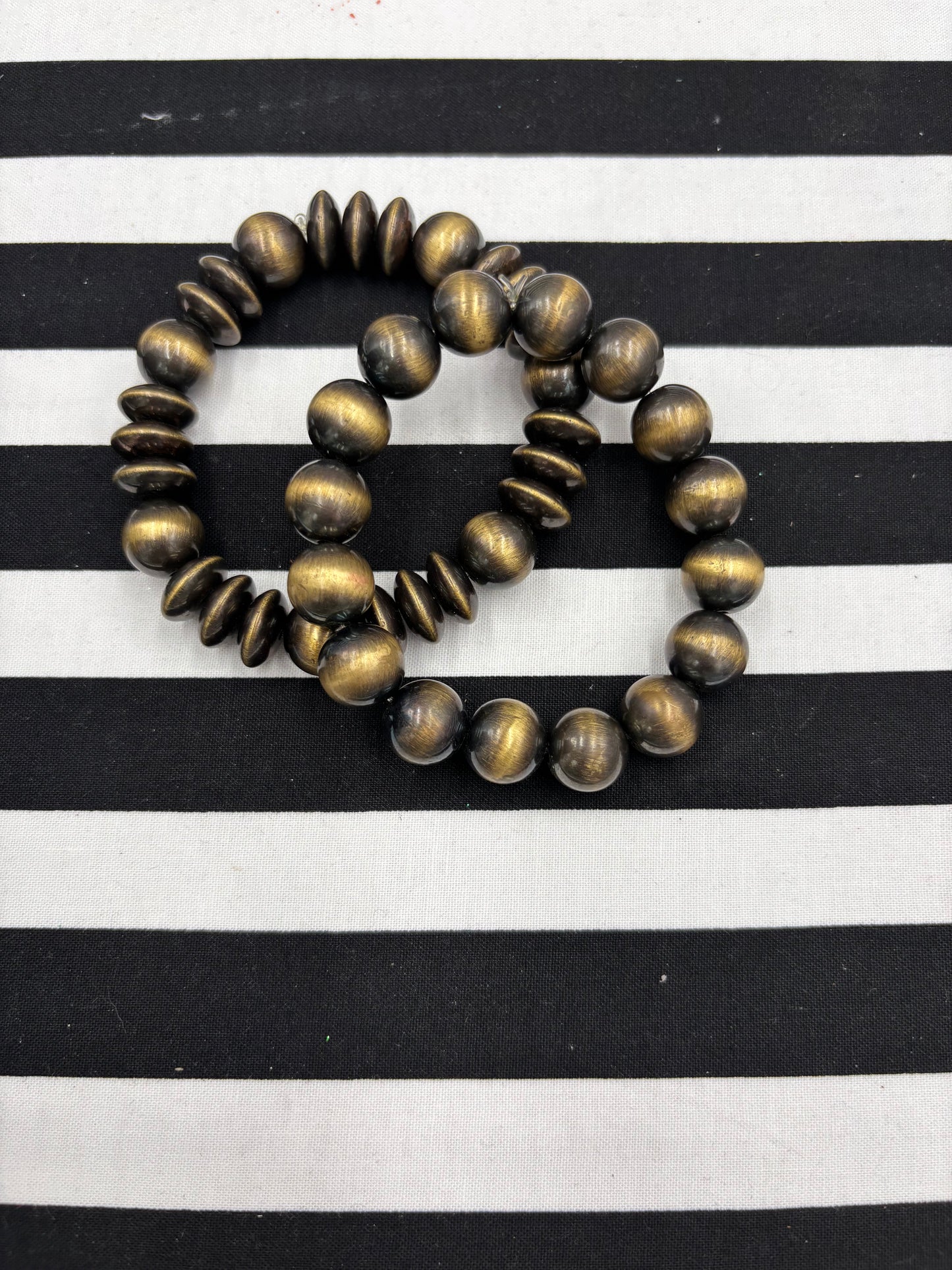 Antique Gold Stretch Bracelet