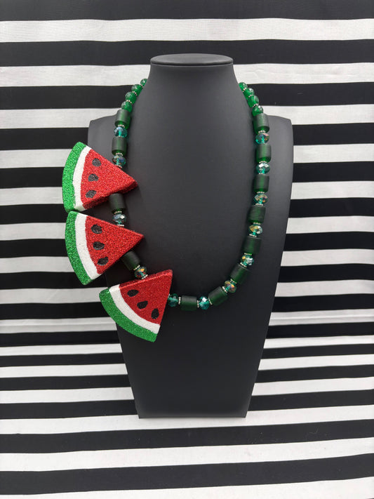 Slices Watermelon Necklace