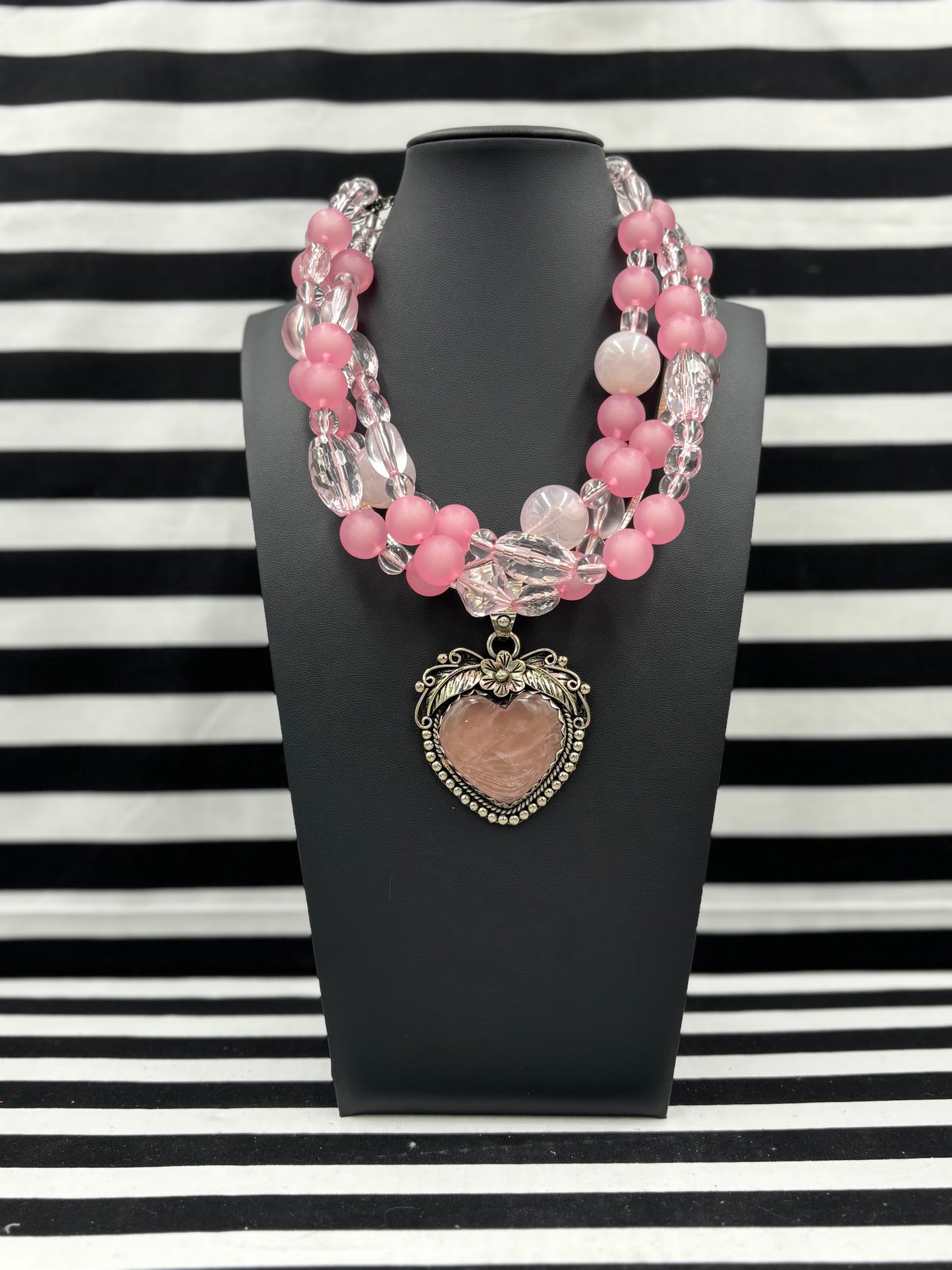 Pink Ice Necklace