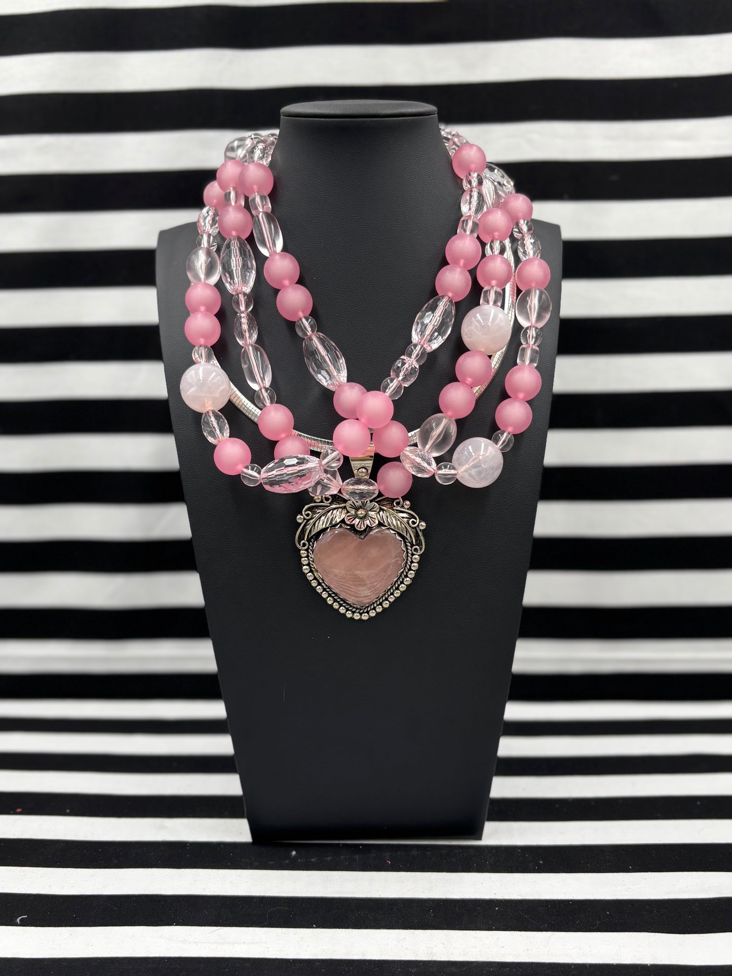 Pink Ice Necklace