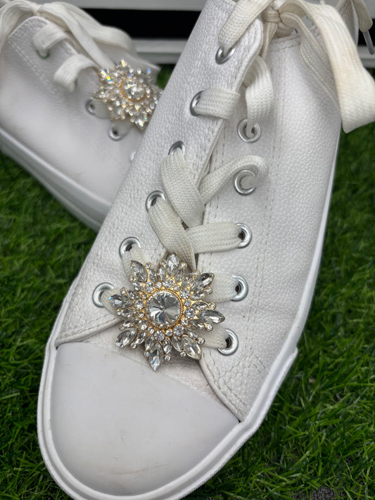 Golden Flurry Shoe Clips