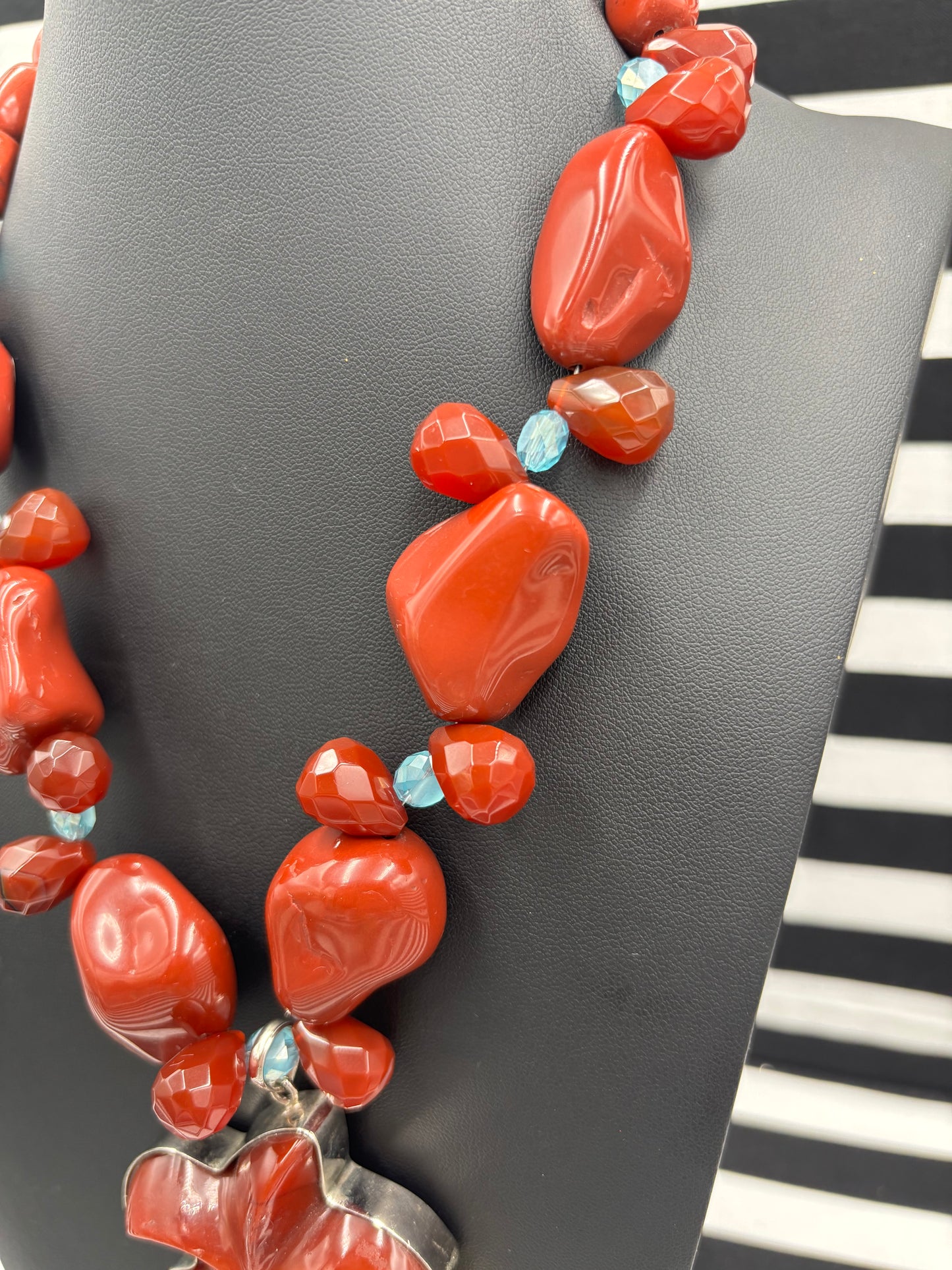 Carnelian And Starfish Necklace and/orEarrings