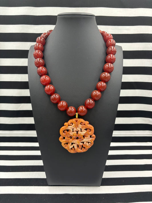 Seal of Carnelian Necklace