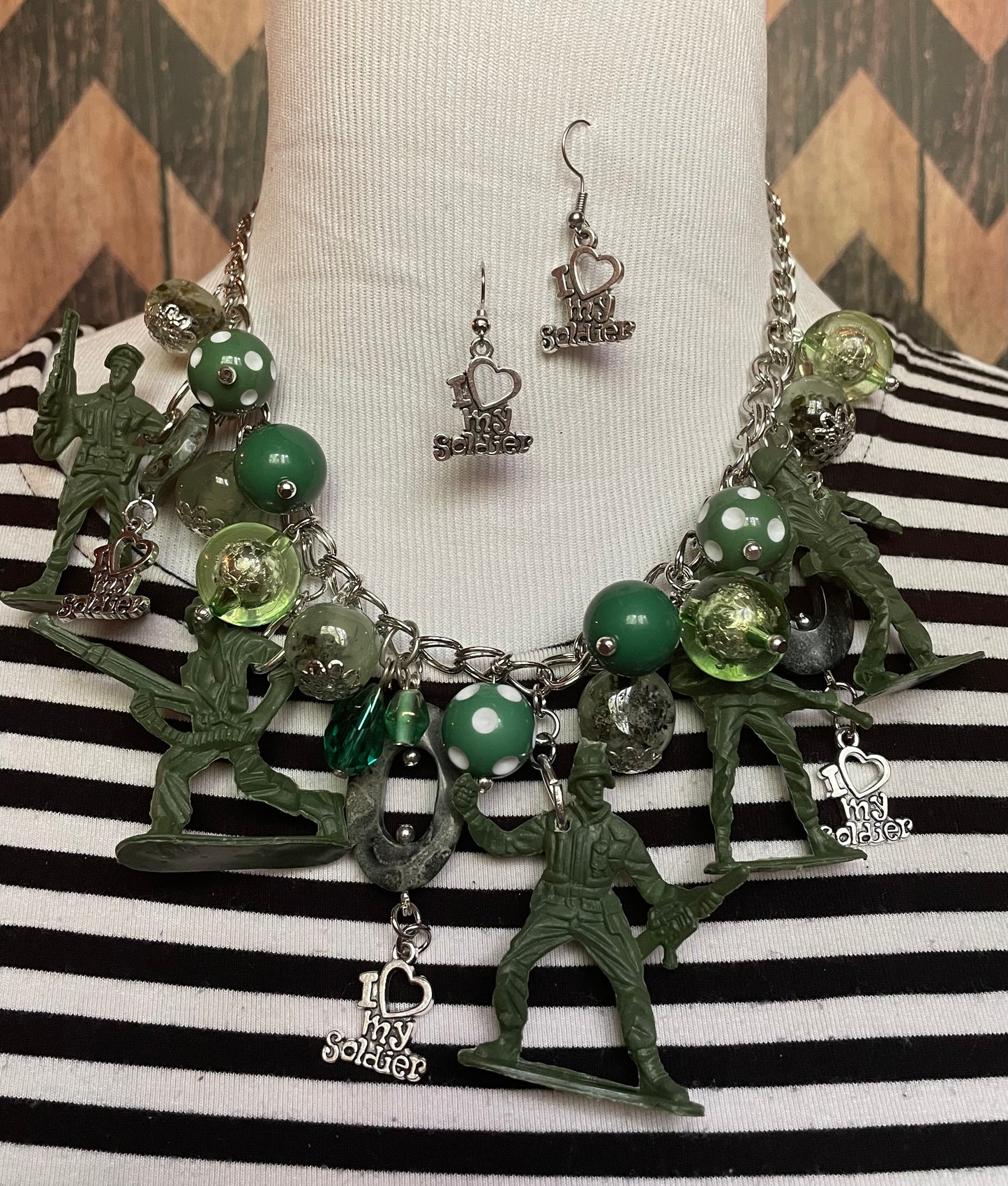 I Love My Soldier Necklace