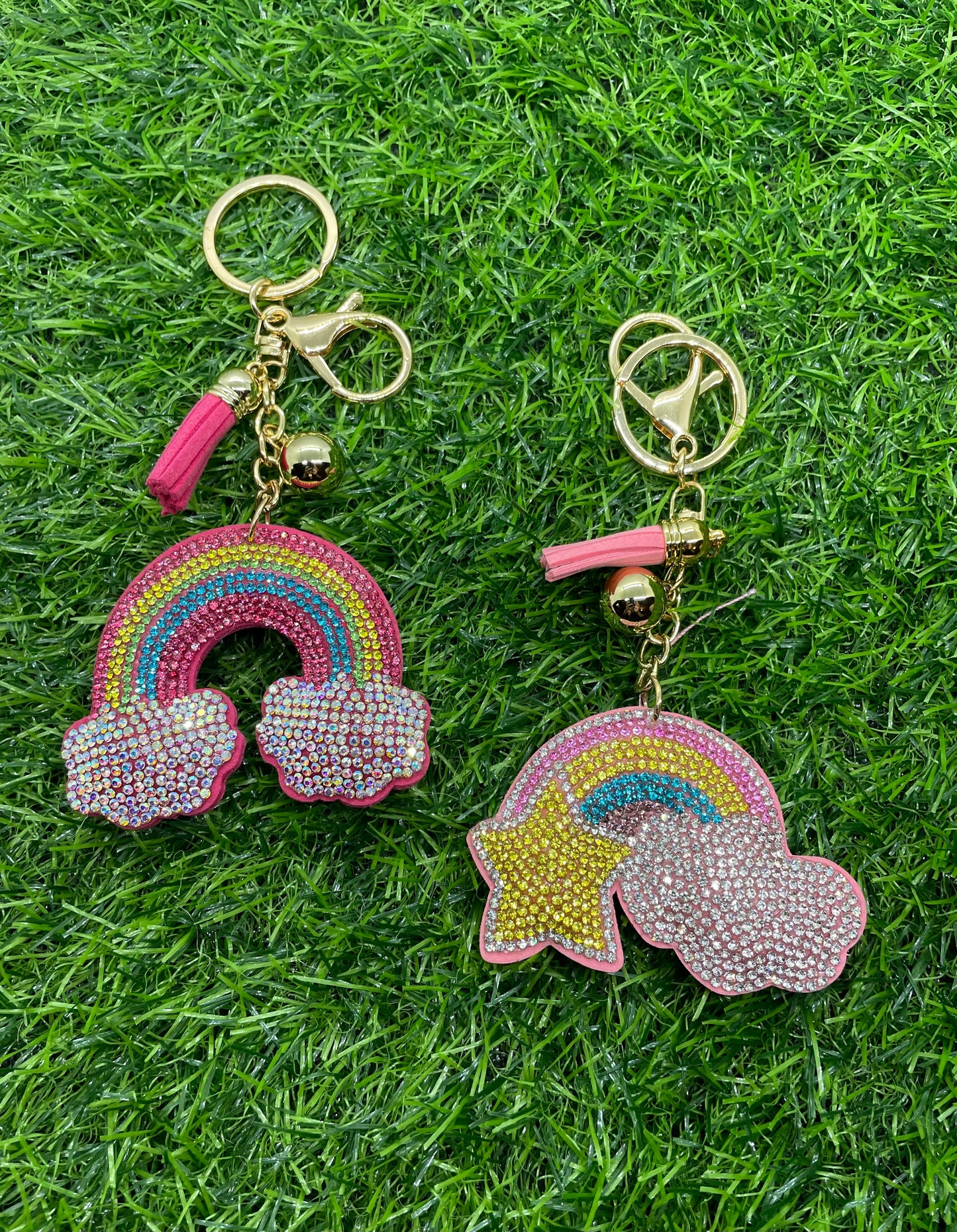 Rainbow with Star Key Chain