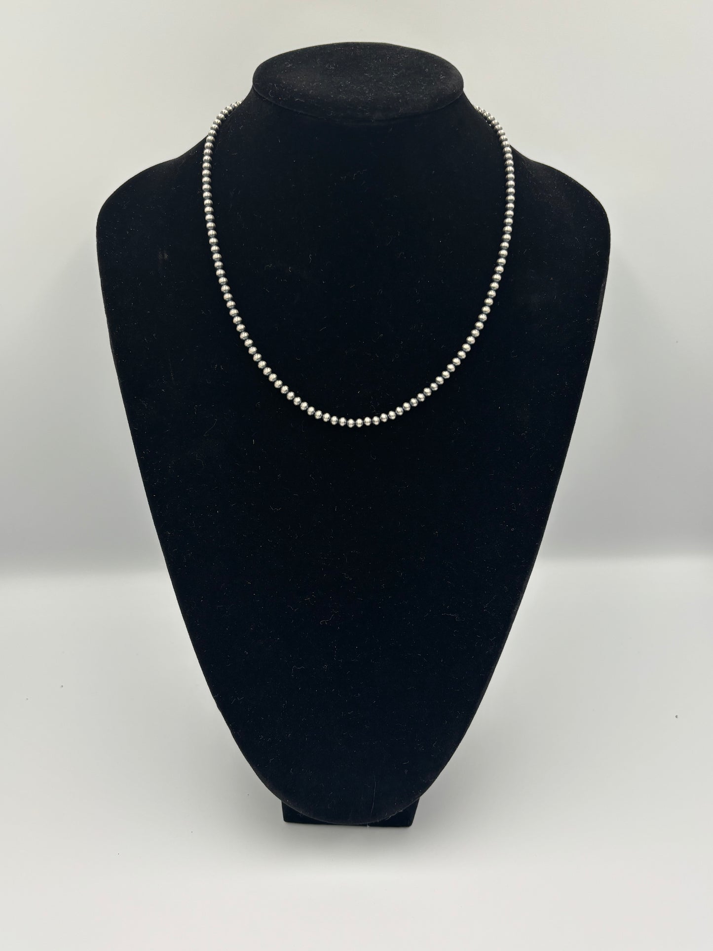 Navajo Pearl 4mm 18 inch Necklace