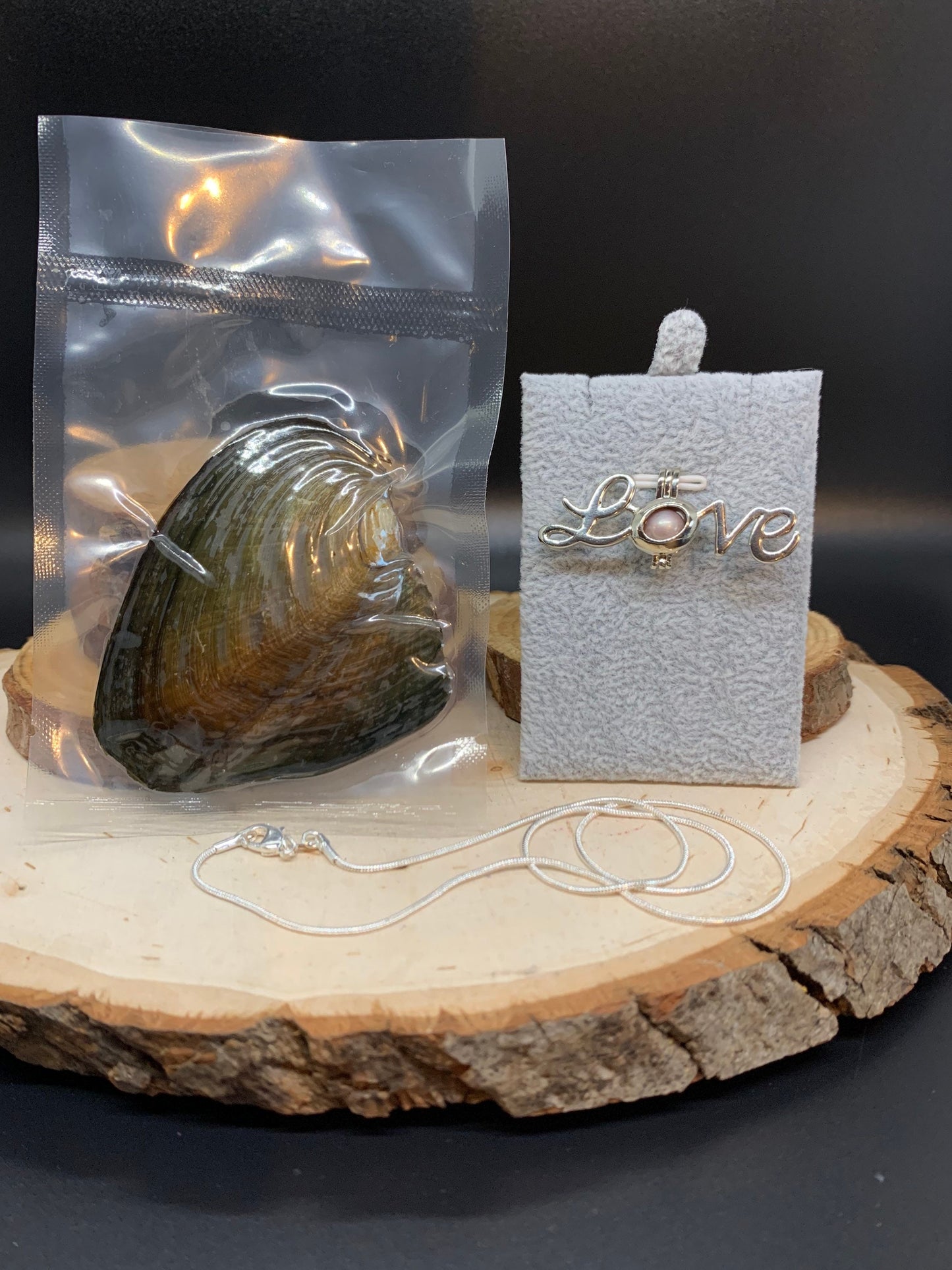 Oysters Containing Freshwater Genuine Pearl