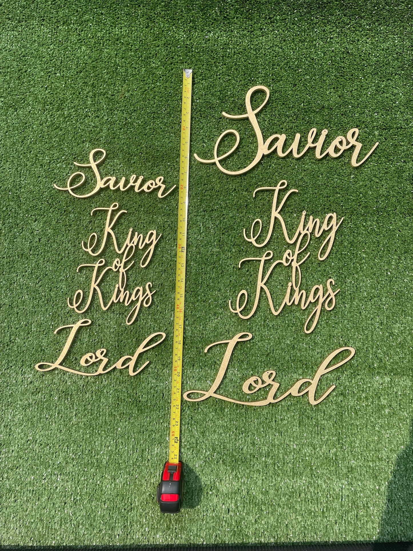 King of Kings, Savior & Lord: Christmas Ornaments Trio Set