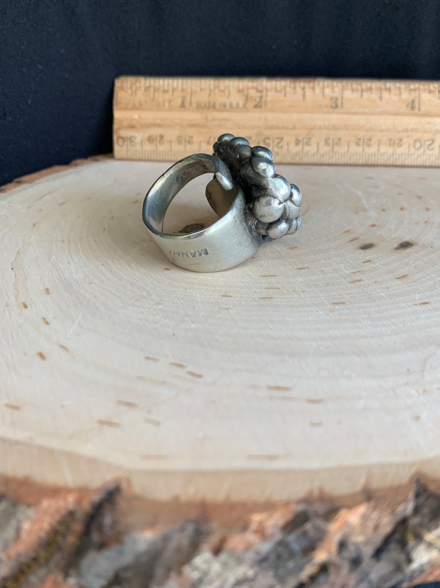 Turquoise Statement Spoon Ring