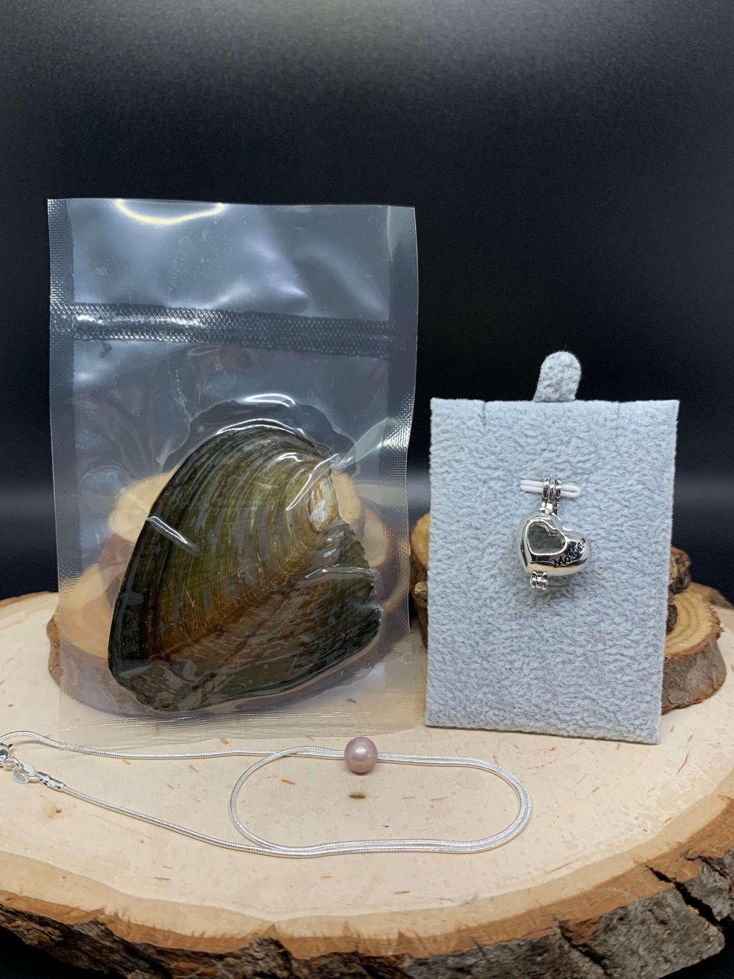 Pearl Mom Charm Cage & Necklace