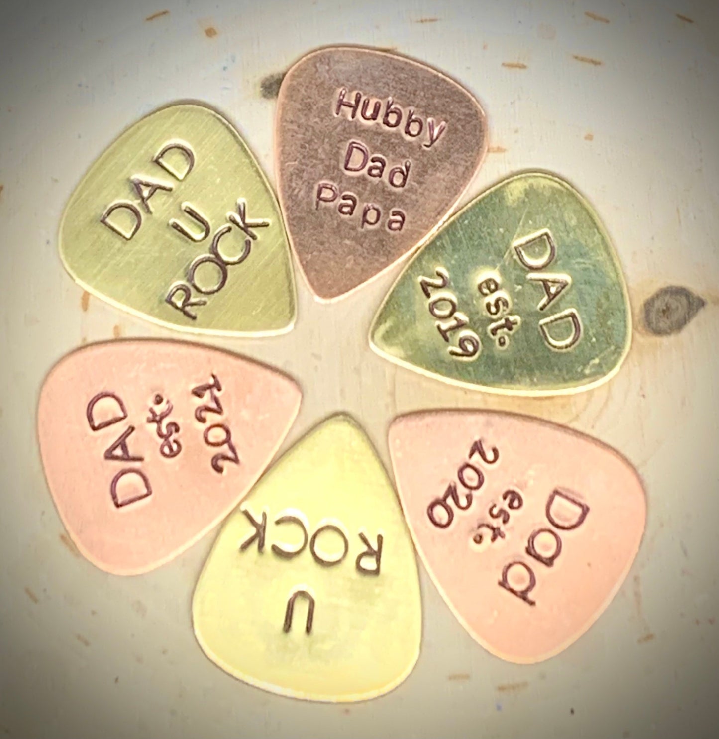 Nashville Guitar Picks Hand Stamped