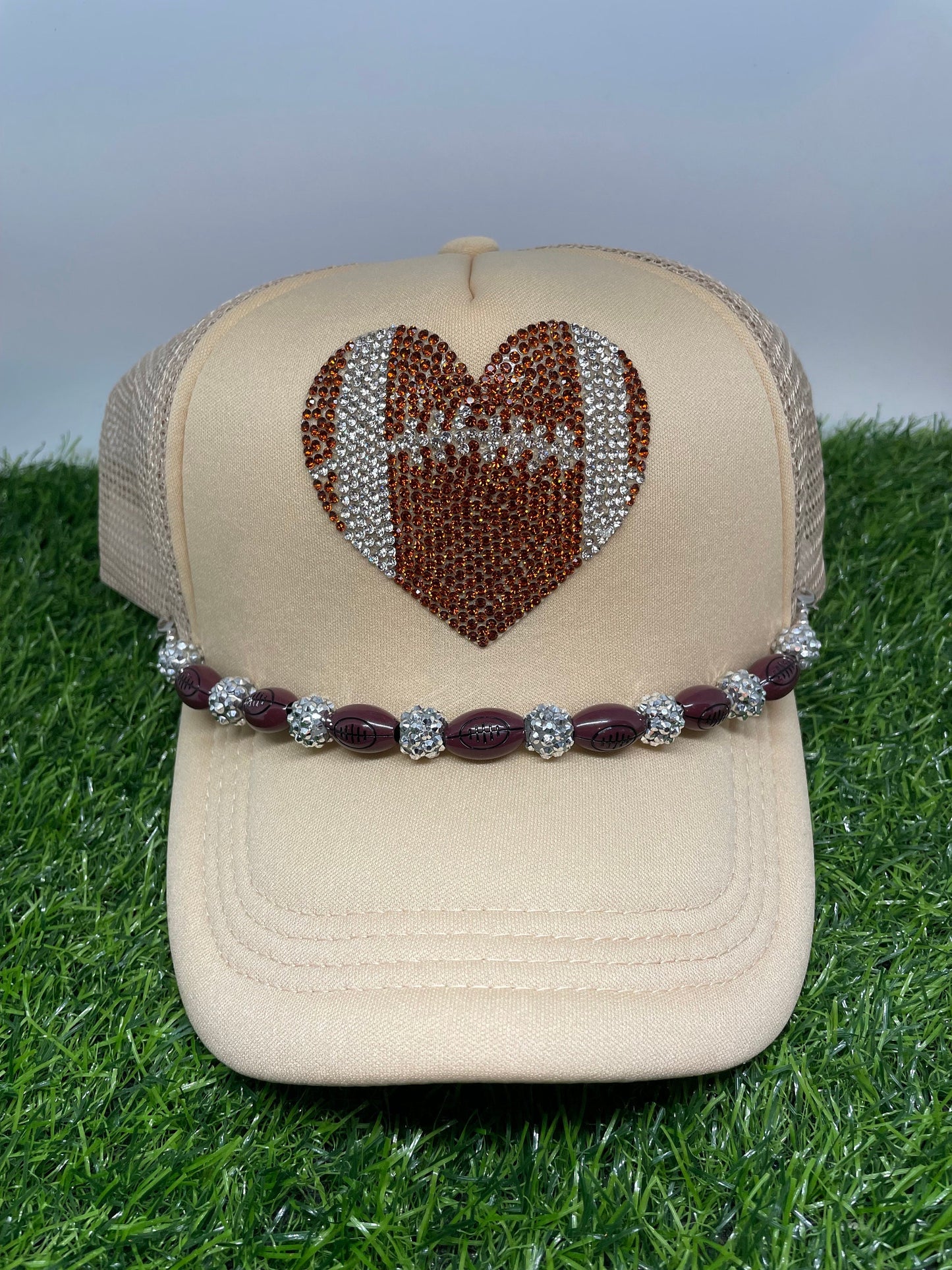 Trucker Hat Football & Football Hat Band