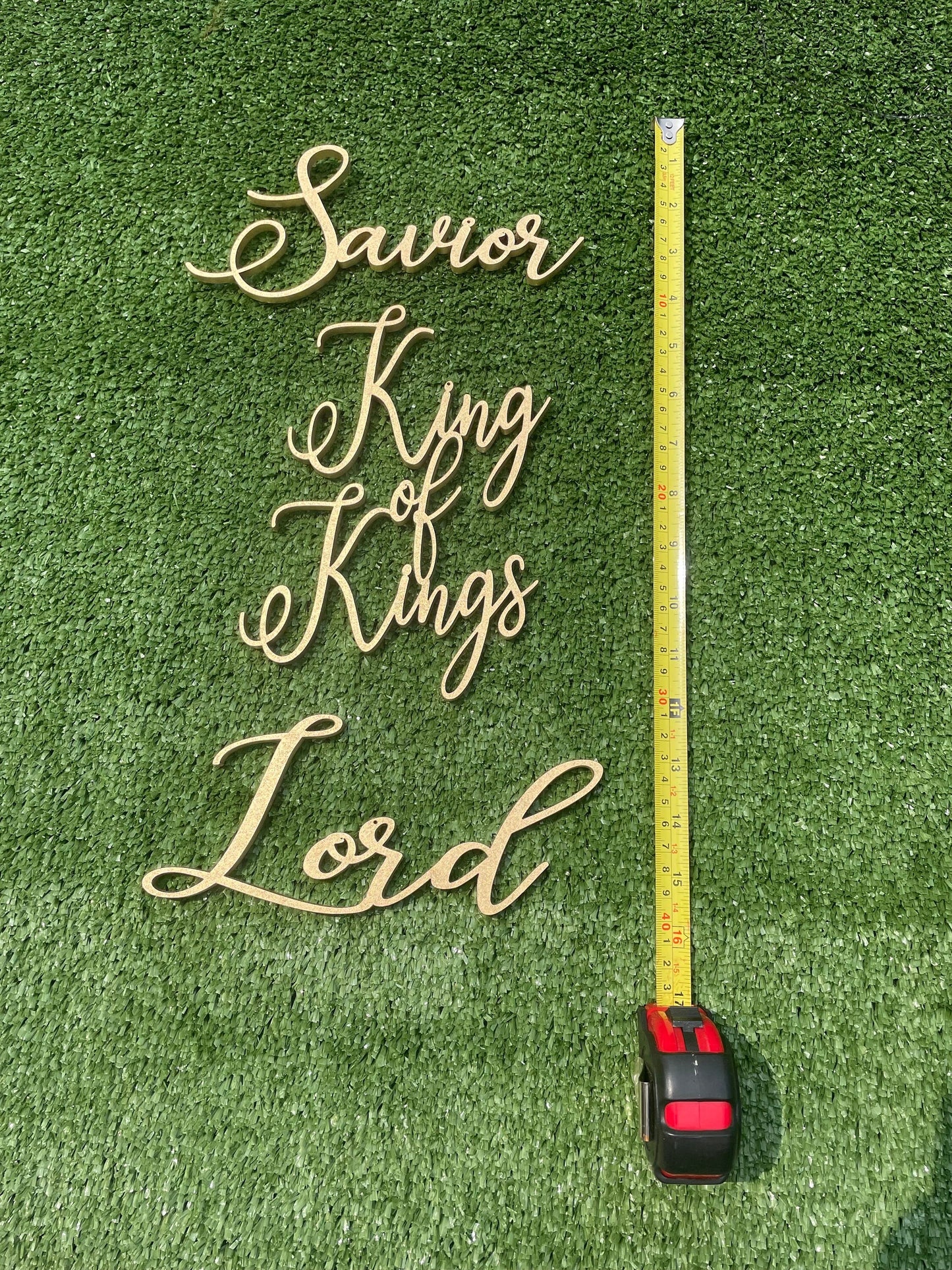 King of Kings, Savior & Lord: Christmas Ornaments Trio Set