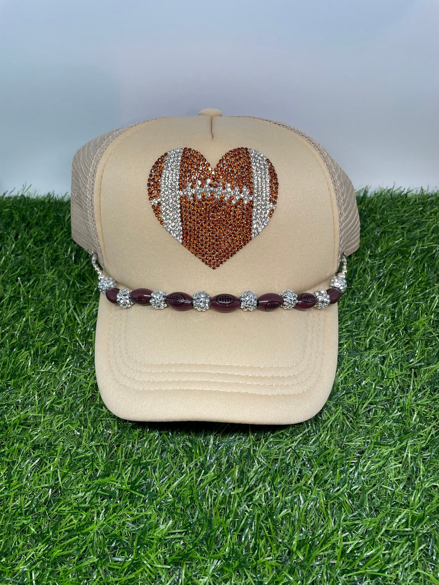 Trucker Hat Football & Football Hat Band
