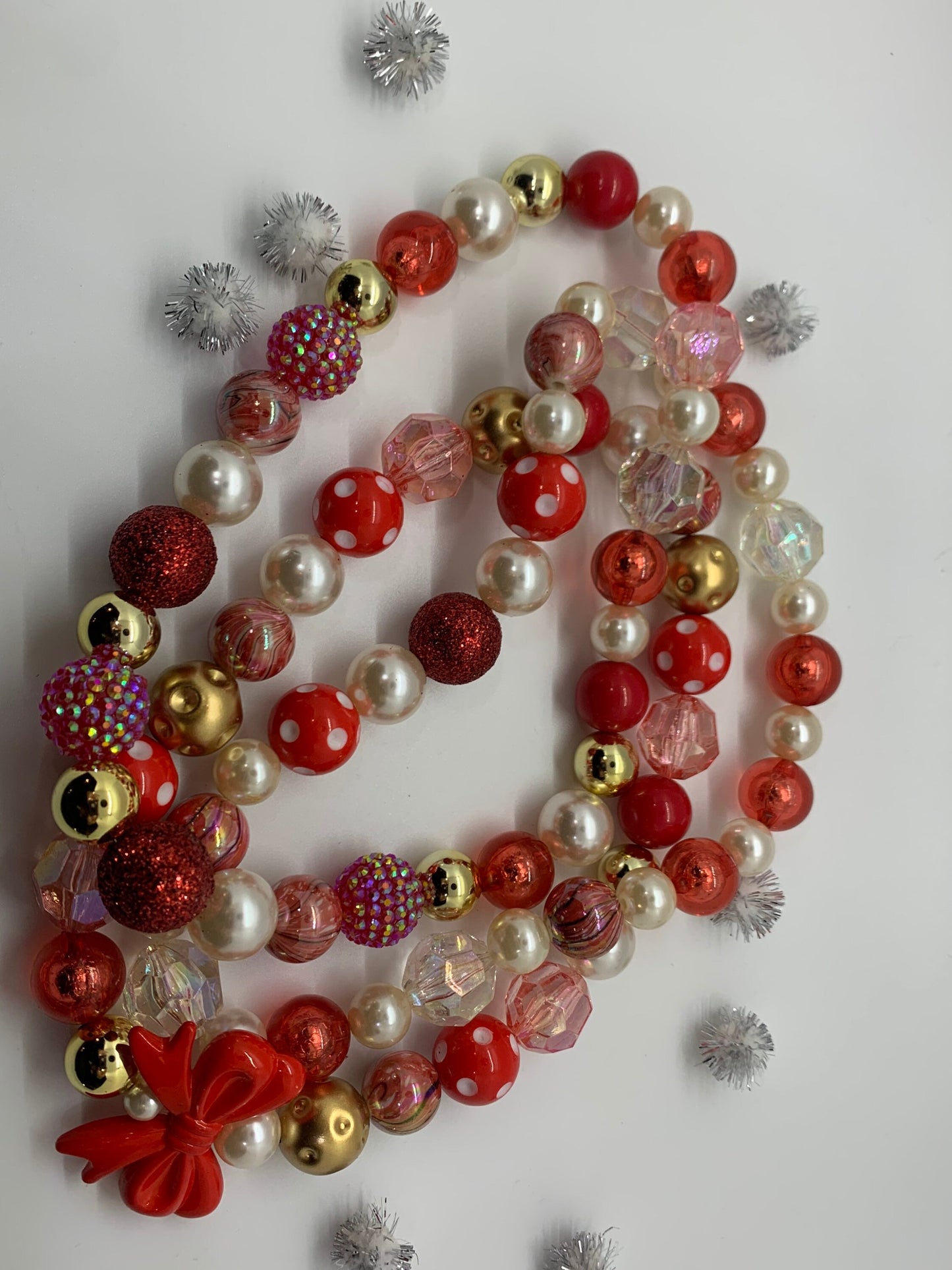 Chiefs Kingdom Bubble Gum Necklace