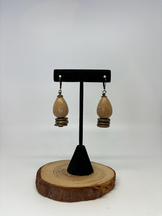 Brown Tears Earrings