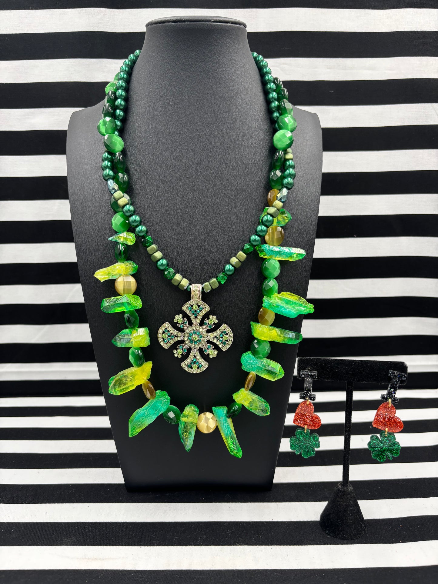 I Love Clover  Earrings