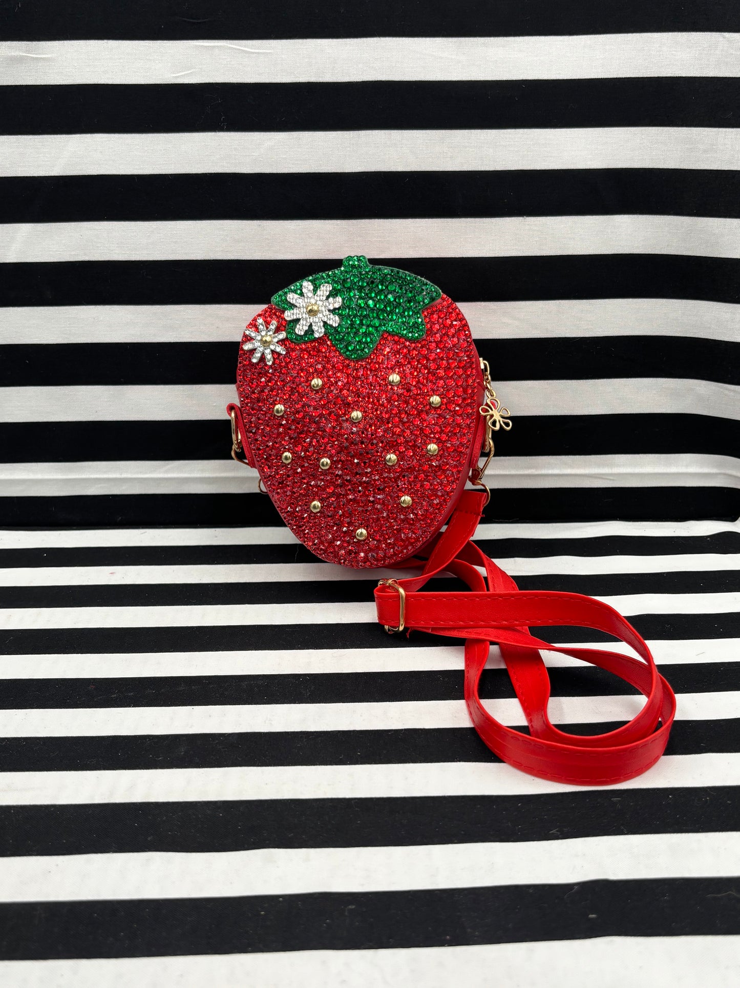Strawberry Petite Sparkle Purse