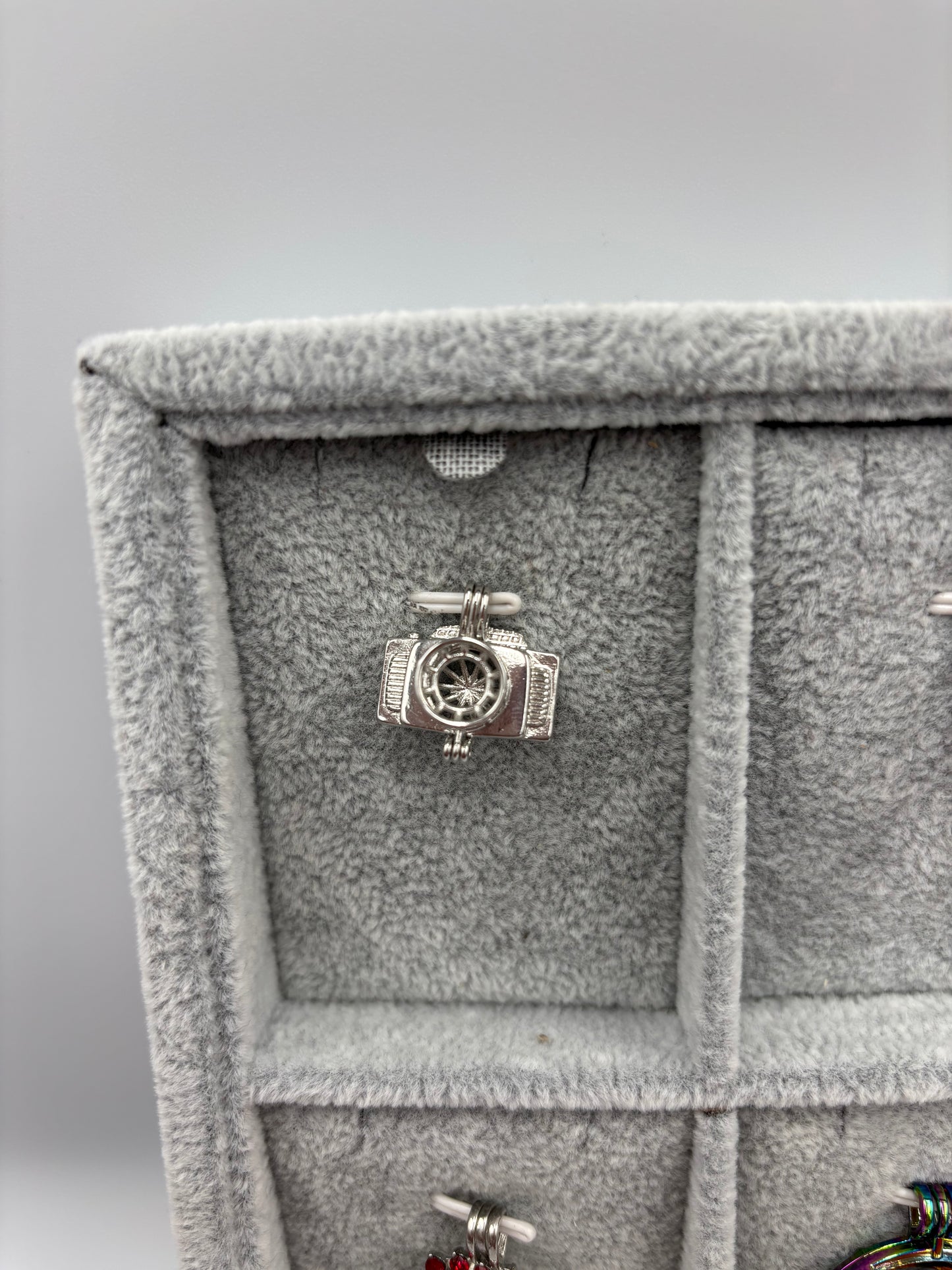 Pearl Charm Cages and Necklace
