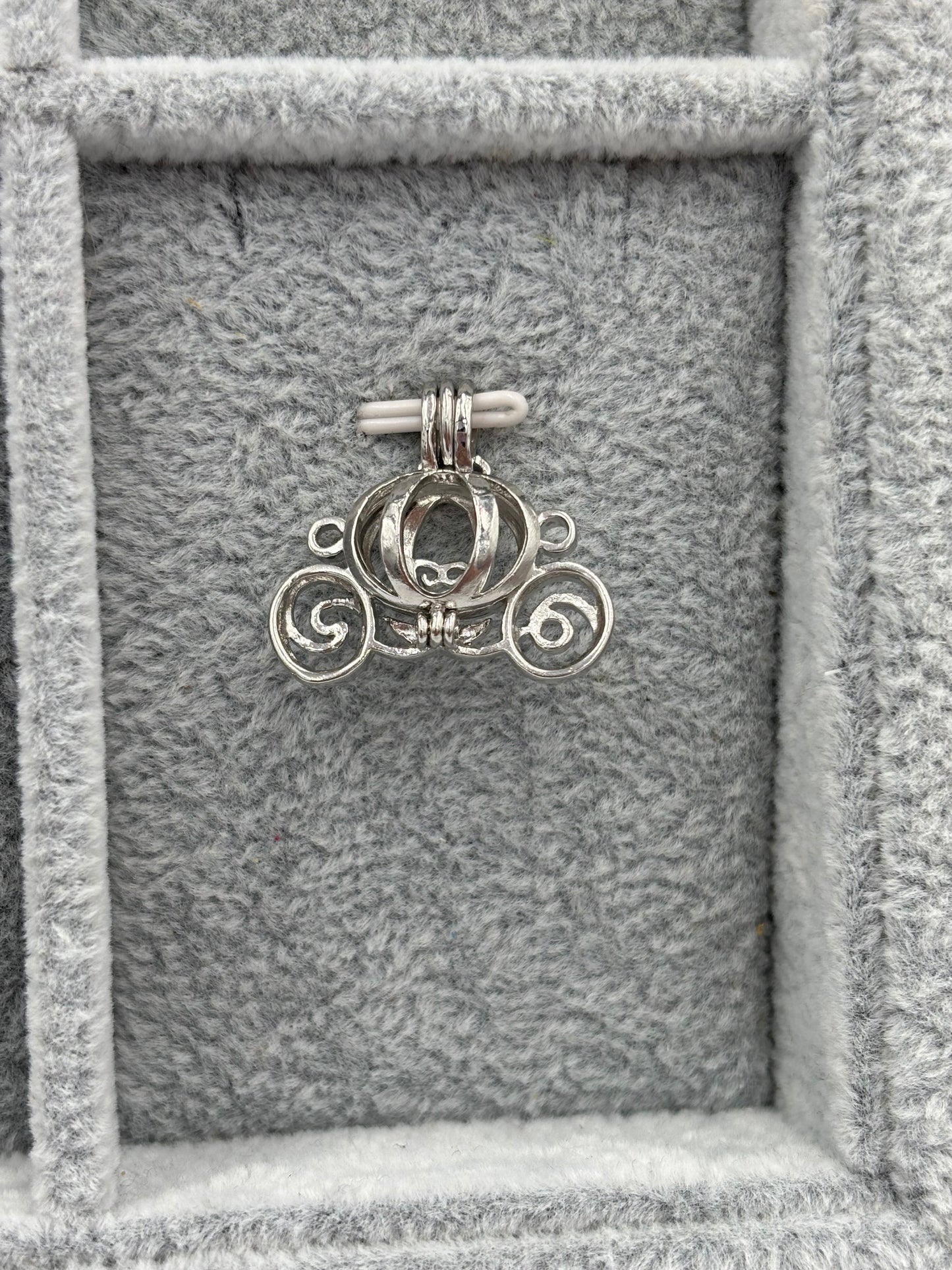 Pearl Charm Cages and Necklace