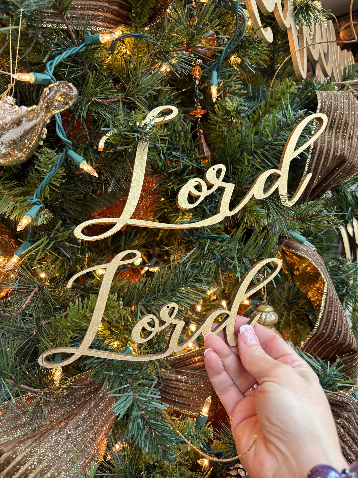 King of Kings, Savior & Lord: Christmas Ornaments Trio Set