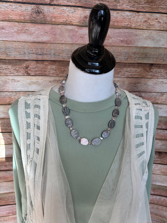 Marbled Pastels Necklace