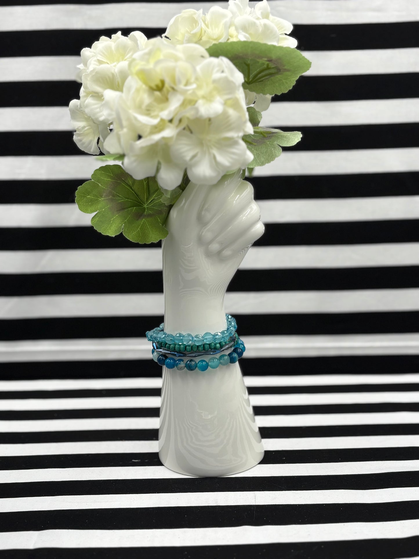 Turquoise Triumph Set of Stretch Bracelet