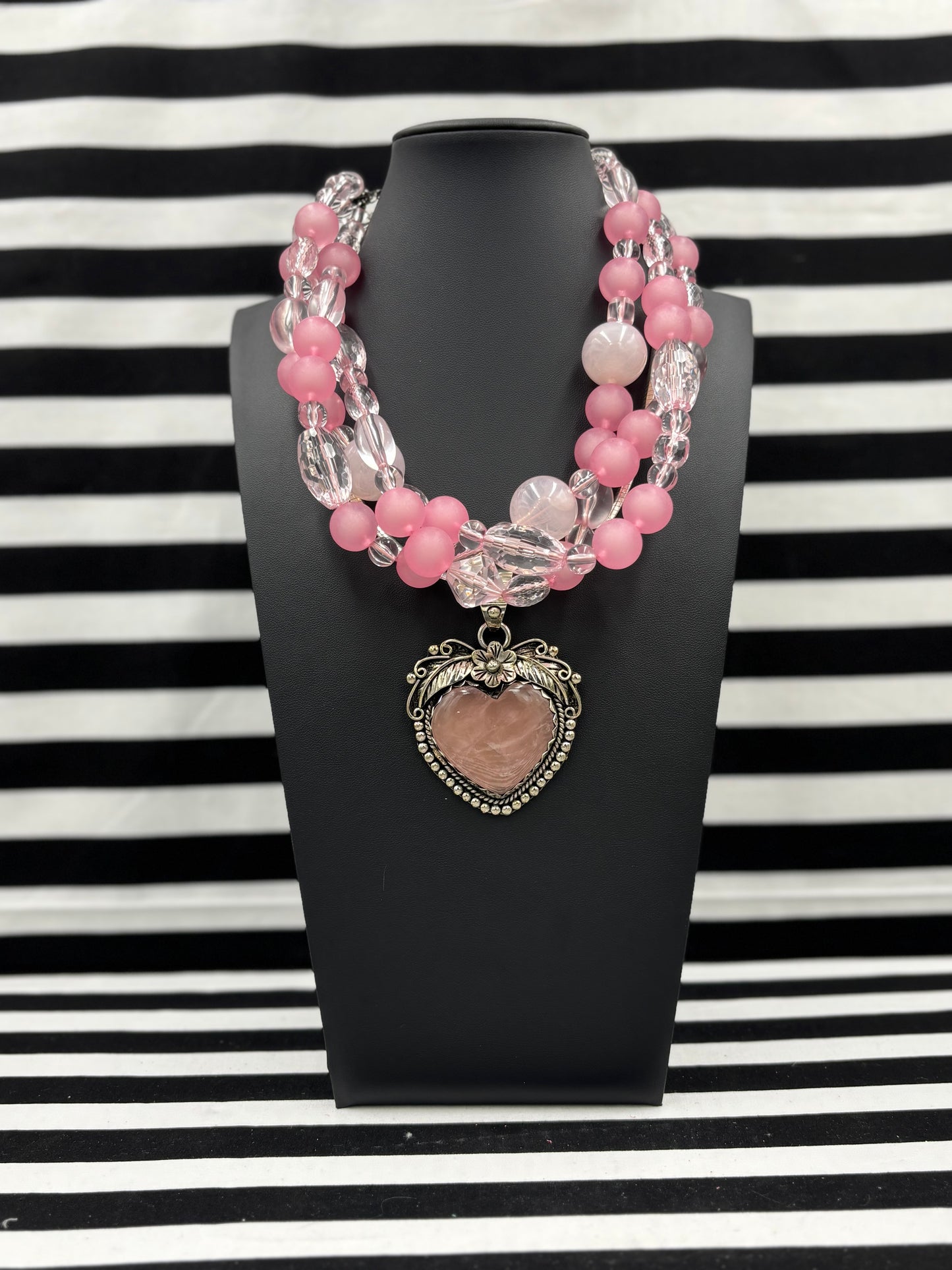 Pink Ice Necklace