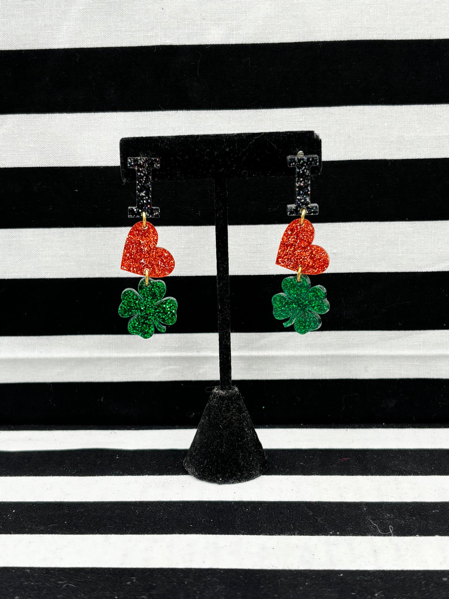 I Love Clover  Earrings