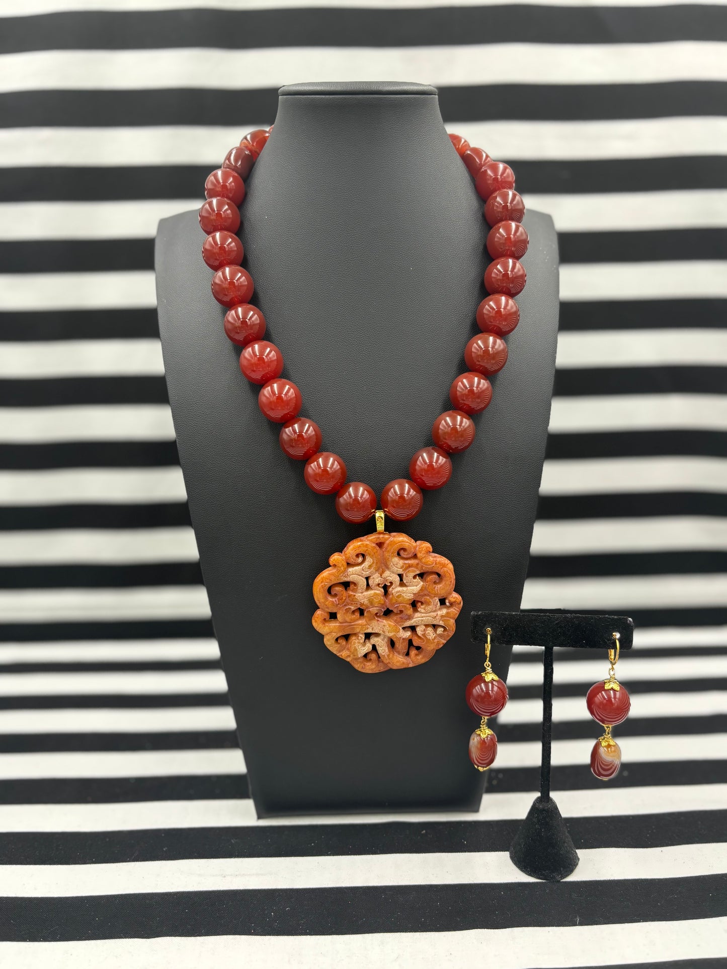 Seal of Carnelian Earrings