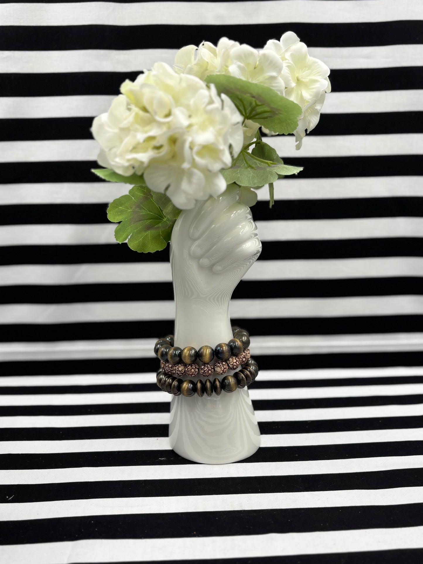 Antique Gold Stretch Bracelet