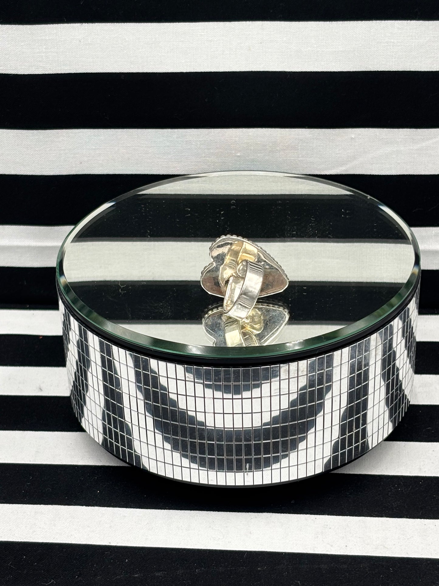 Love Pink Heart Ring