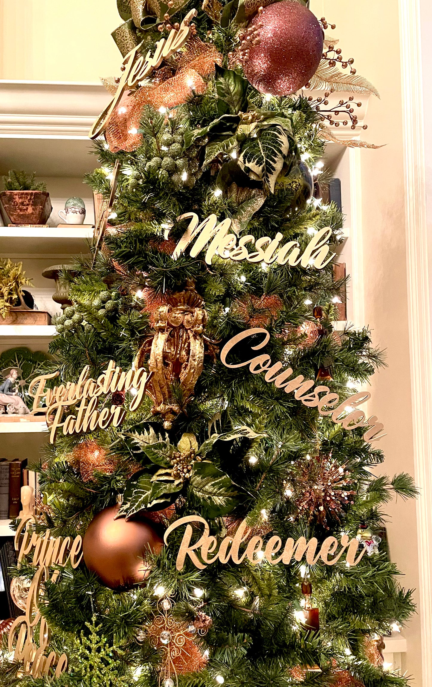 Wonderful Trio Set of Ornaments: Wonderful, Counselor Almighty God PRE-ORDER