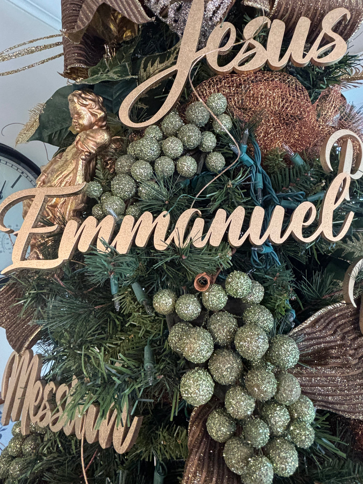 Jesus, Emmanuel & Prince of Peace Trio Set of Ornaments
