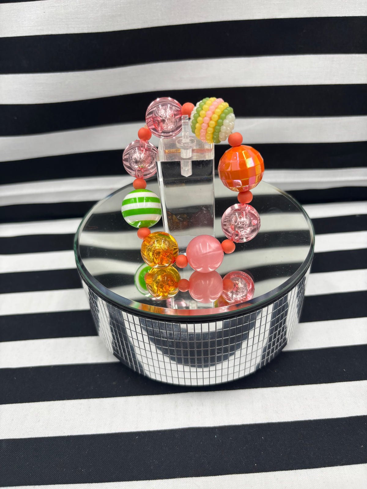 Bubble Gum Necklace &/or Bracelet Happy Colors